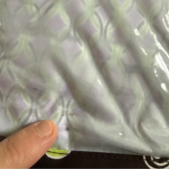 Vera Bradley Purple Punch Travel Organizer Hanging Clear Pockets Floral RETIRED - Picture 10 of 11